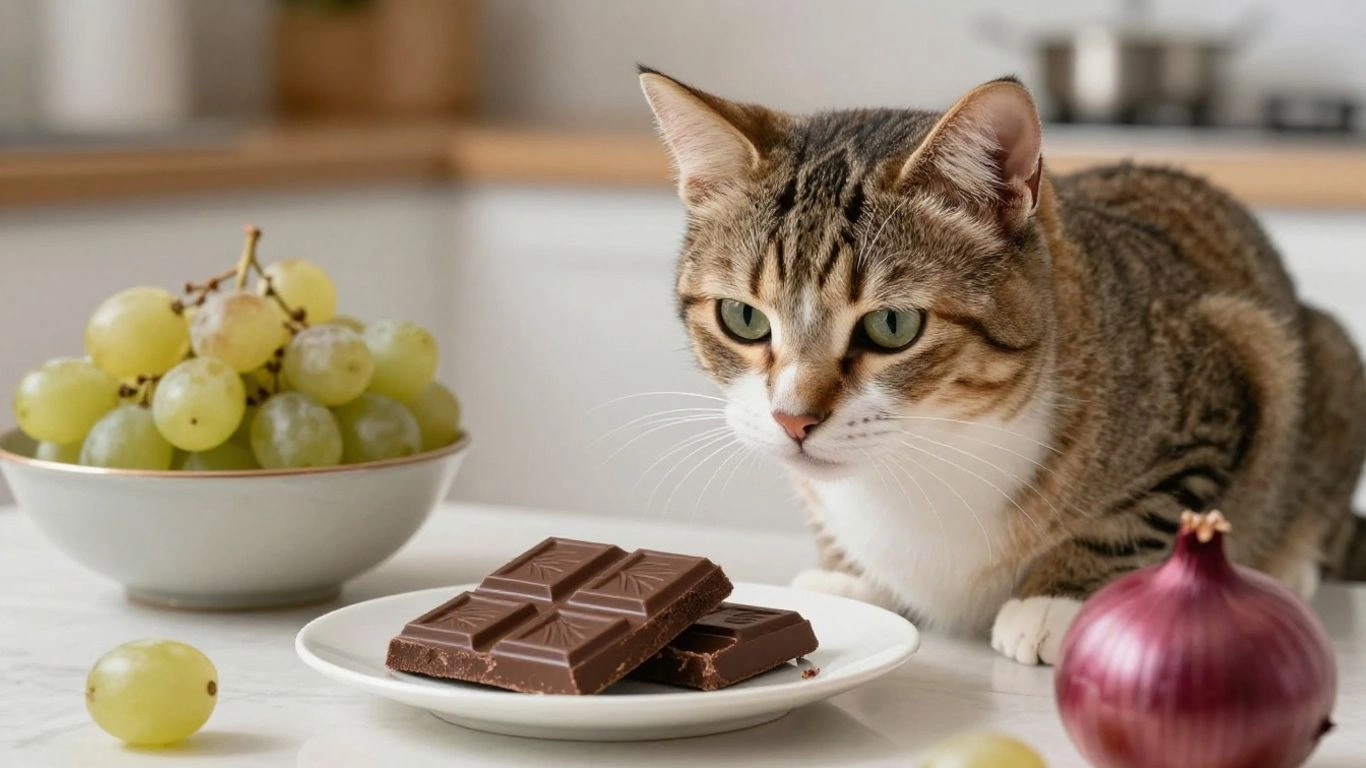 Alimentos proibidos para gatos