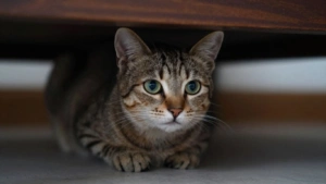 Gato se escondendo: por que faz isso e quando se preocupar