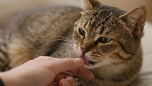 Porque o gato lambe o dono?