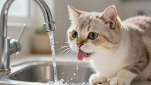 Gato não bebe água é um problema